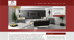 Desktop Screenshot of performancerealtors.net
