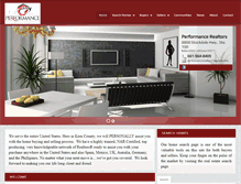 Tablet Screenshot of performancerealtors.net